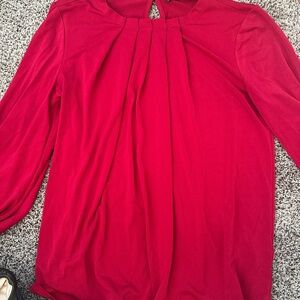 Elegant Red Women's Top